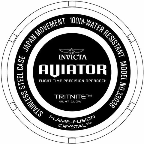 Invicta Watch Aviator Mens