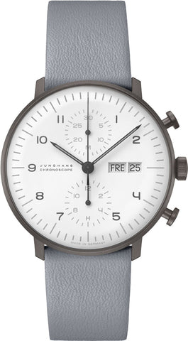 Junghans Watch Max Bill Chronoscope 27/4008.02