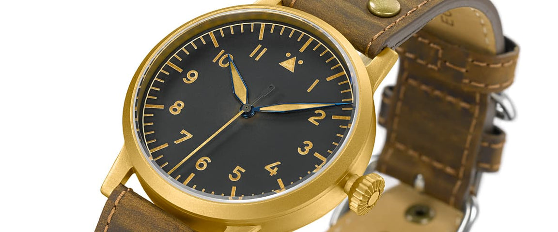 Laco Watch Aviator Saarbrucken Bronze