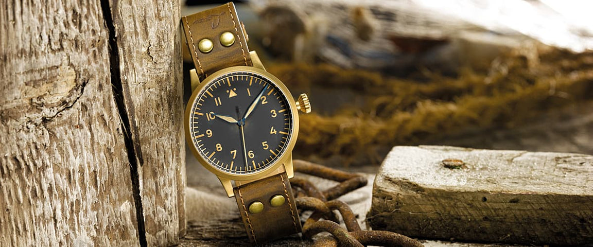 Laco Watch Aviator Saarbrucken Bronze