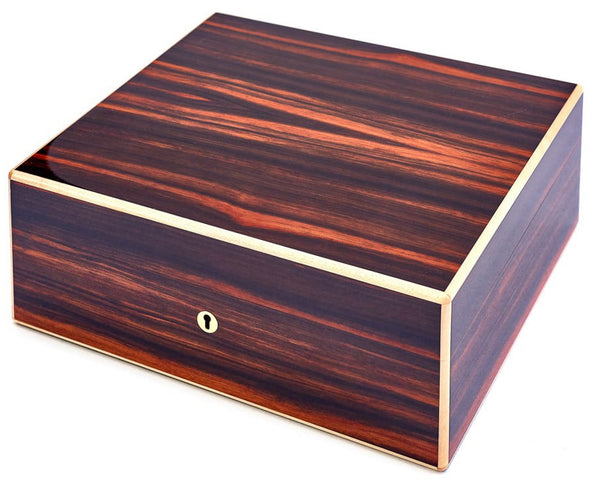 Leanschi Watch Case Macassar Ebony And Ivory