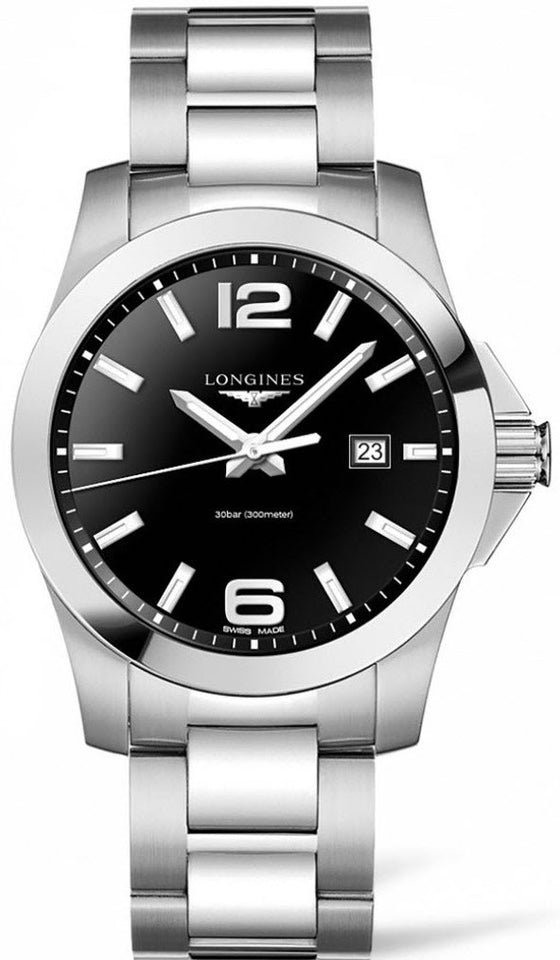 Longines Watch Conquest Mens L3.760.4.56.6 Watch | Jura Watches