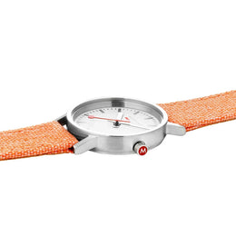 Mondaine Watch Classic 30mm Modern Orange