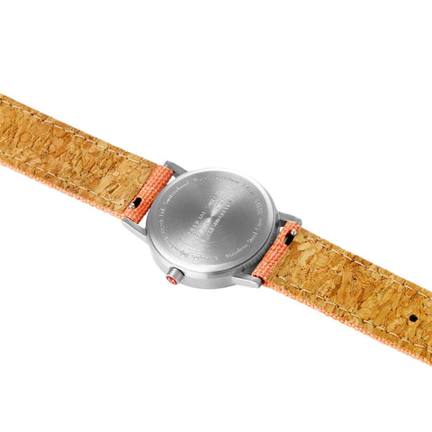 Mondaine Watch Classic 30mm Modern Orange