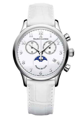 Maurice Lacroix Watch Les Classiques Chronographe Phases De Lune Ladies LC1087-SS001-120