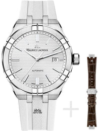 Maurice Lacroix Watch Aikon Automatic 42mm Strap Set AI6008-SS00B-130-G