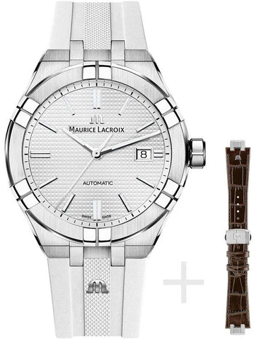 Maurice Lacroix Watch Aikon Automatic 42mm Strap Set AI6008-SS00B-130-G