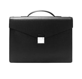 Montblanc Meisterstuck 4810 Medium Briefcase Black Leather, 129188