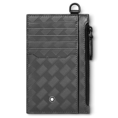 Montblanc Extreme 3.0 Card Holder 8cc with Zipped Pocket Grey 130257