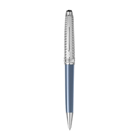 Montblanc Writing Instrument Meisterstuck Glacier Doue Ballpoint Pen Blue D