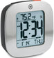 Marathon Clock Compact Alarm Temperature & Date Silver CL030058-SV-00-NA