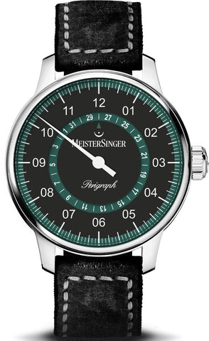 MeisterSinger Watch Perigraph Green AM1002P