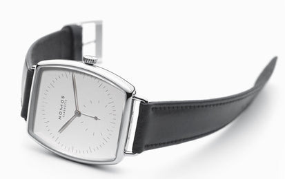 Nomos Glashutte Lux Hell White Gold Sapphire Crystal