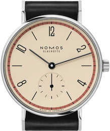 Nomos Glashutte Watch Tangente 33 Bauhaus Red Limited Edition 122.S3