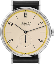 Nomos Glashutte Watch Tangente 38 Bauhaus Yellow Limited Edition 165.S3