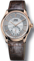 Oris Watch Artelier 18K Rosegold Leather 01 396 7580 6051-Set