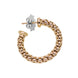 Fope Essentials 18ct Rose Gold Small Hoop Earrings OR01