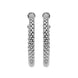 Fope Essentials 18ct White Gold Medium Hoop Earrings OR02