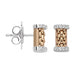 Fope Essentials 18ct Rose Gold Diamond Stud Earrings