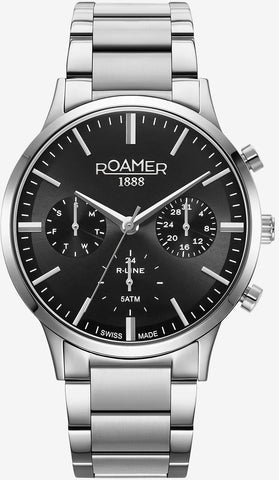 Roamer Watch R-Line Multifunction Black 718982 41 55 70