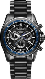 Roamer Watch Rockshell Mark III Chrono Black 220837 45 85 50