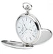 Rapport Pocket Watch Mechanical Double Hunter Silver Tone PW11