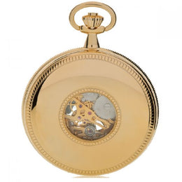 Rapport Pocket Watch Half Hunter Gold Plated