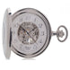 Rapport Pocket Watch Half Hunter Silver Tone PW47