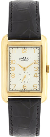 Rotary Watch Gents Gold Plated Strap GS02698/03