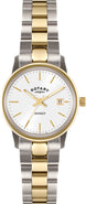 Rotary Watch Ladies Two Tone Bracelet LB02736/02