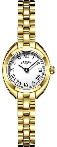 Rotary Watch Ladies Gold Plated Bracelet LB05015/01