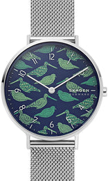 Skagen Watch Aaren Birds Blue Green Unisex SKW2781