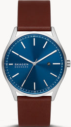 Skagen Watch Holst Espresso Leather Mens SKW6846