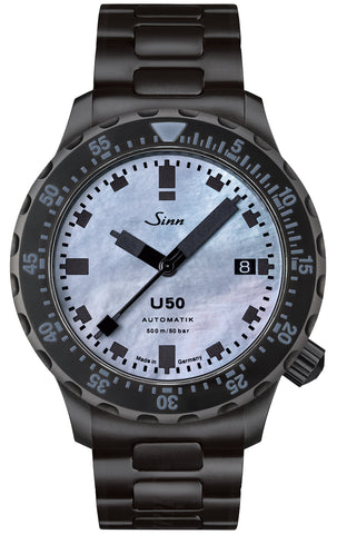 Sinn Watch U50 S Mother of Pearl S Limited Edition 1050.0201 H Link Bracelet