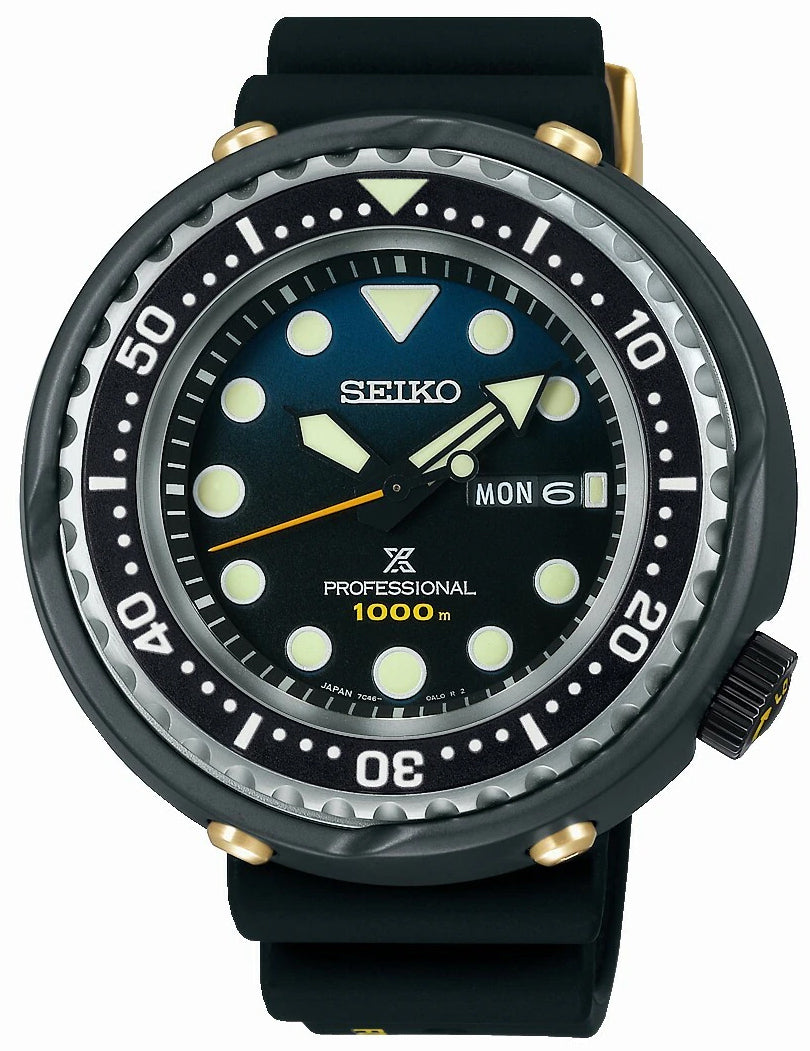 Seiko Watch Prospex 1986 Golden Darth Tuna Professional Divers