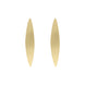 Sterling SilverGold Plated Monika Long Marquise Stud Earrings D E1216.