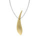 Sterling Silver Gold Plated Tusk Necklace D