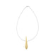 Sterling Silver Gold Plated Tusk Necklace D