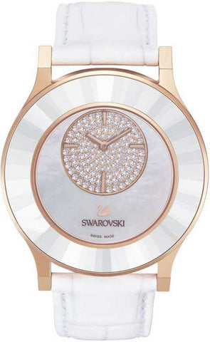 Swarovski Watch Octea Classica Asymmetric White Rose Gold Tone 5095482