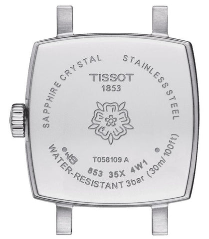 Tissot Watch Lovely Square Valentines T0581091603600 D