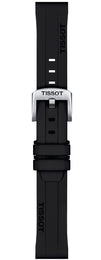 Tissot Strap Silicone Black 18mm