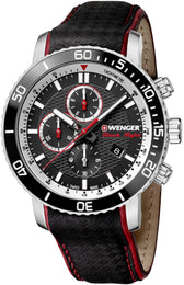 Wenger Watch Roadster Black Night Chrono Mens