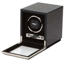 Wolf Watch Winder Exotic Single Black