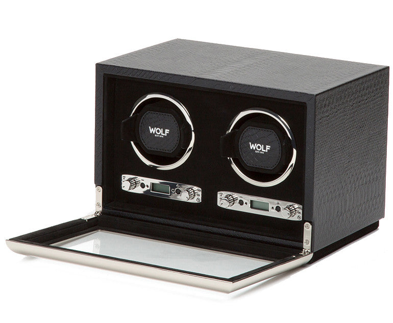 Wolf Watch Winder Exotic Double Black 461820 Watch Winder Jura