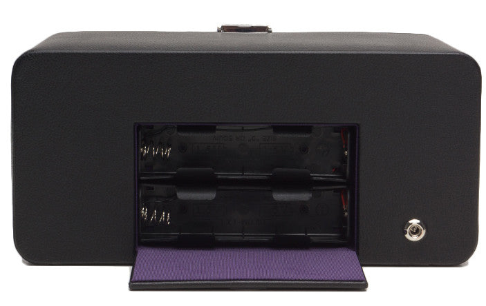 Wolf Watch Winder Windsor Double With Cover Black/Purple