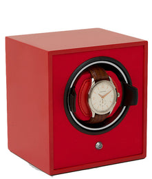 Wolf Lacquered Cubs Single Winder Red