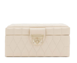 Wolf Caroline Small Jewellery Box Cream 329853