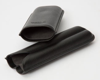 Wolf Cigar Case Blake 2 Piece Black Grey