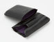 Wolf Cigar Case Blake 3 Piece Black Purple