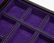 Wolf Cufflink Tie Box Blake Black Purple